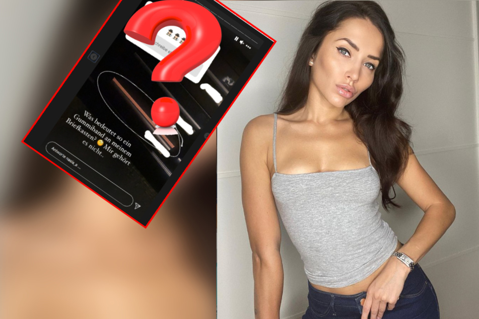 Was hat es bloß mit diesem seltsamen Gummi am Briefkasten auf sich?! Dieses Foto teilte Anastasiya Avilova in ihrer Insta-Story.