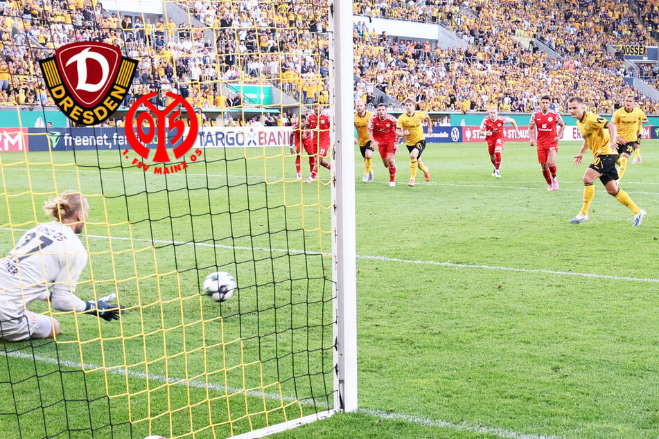 Dynamo gegen Mainz live: SGD vergibt Elfmeter und fliegt aus dem DFB-Pokal