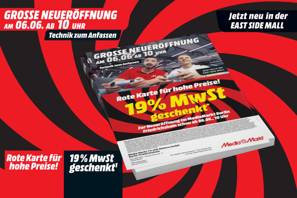 Die große MediaMarkt-Neueröffnung am Samstag (8.6.).