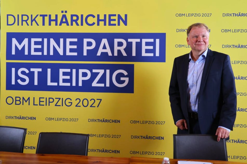 Sein Motto für den Wahlkampf: "Meine Partei ist Leipzig".