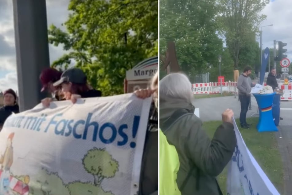Die Aktion wurde von Protest begleitet.
