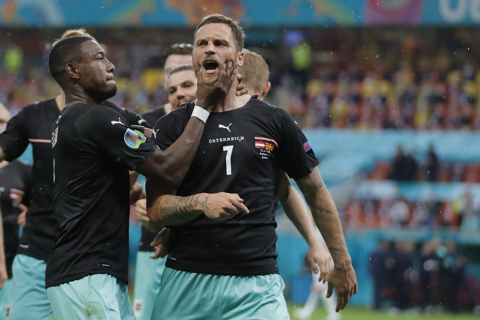 Markierte den 3:1-Endstand: Marko Arnautovic (r.), Ex-Profi des SV Werder Bremen.