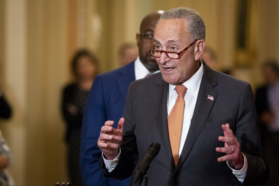 Senate Majority Leader Chuck Schumer blasted Republicans for not even agreeing to debate the For the People Act.