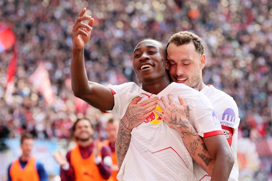 Yan Diomande (l.) erzielte den Siegtreffer.