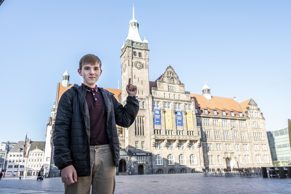Es fehlt an Berührungspunkten zwischen Rathaus und Jugend: Maurice Raschke (15) wünscht sich, dass seine Generation stärker in die Kommunalpolitik eingebunden wird.