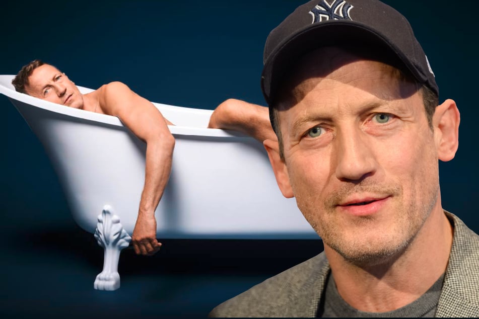 "Tatort"-Star Wotan Wilke Möhring zwängt sich in Badewanne: Das steckt dahinter