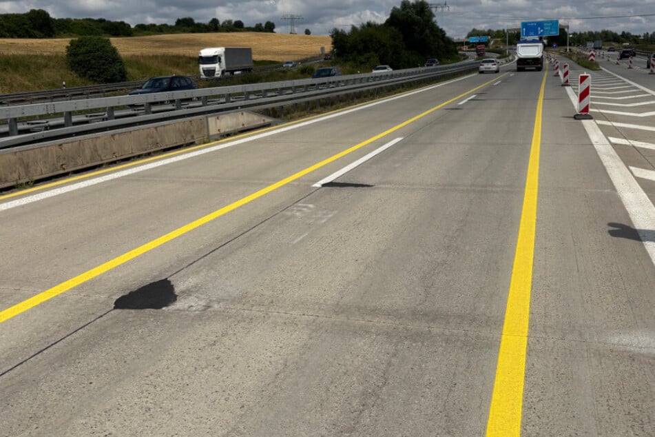 Auf einer Strecke von 500 Metern muss die Betonfahrbahn auf der A72 saniert werden.