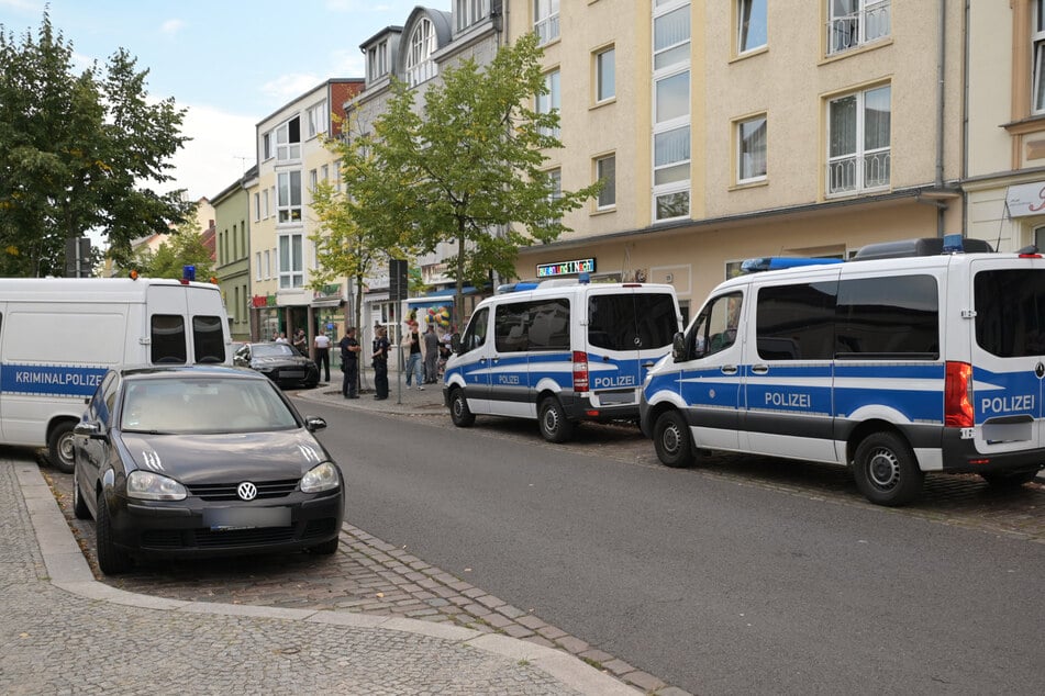 Vor Ort war auch die Kriminalpolizei im Einsatz.