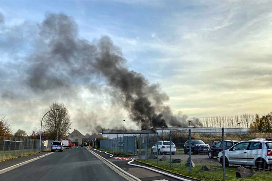Am Mittwoch brach in der Entsorgungsfirma Veolia in Waldheim ein großes Feuer aus. Grund dafür war vermutlich ein technischer Defekt bei einem Aktenvernichter.