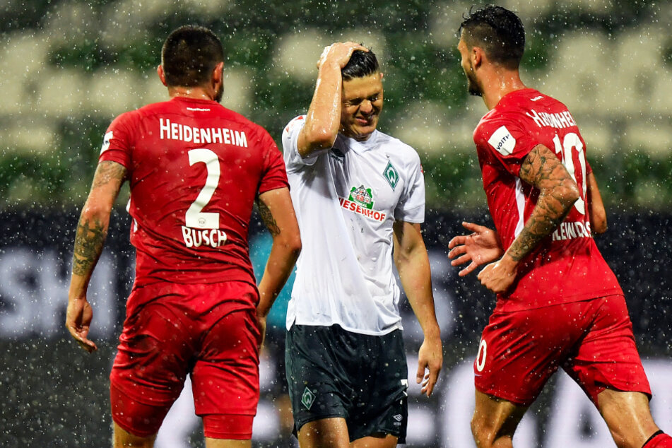 Werder-Stürmer Milot Rashica (M.) kam im Hinspiel überhaupt nicht zur Geltung. Ändert sich das im Rückspiel?