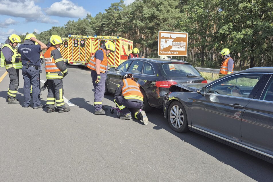 Unfall A9: Vier Autos krachen ineinander und sorgen für Stau-Frust
