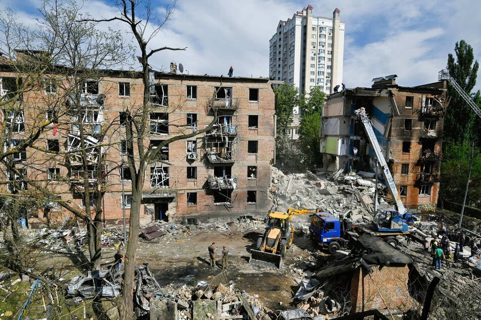 Bei den letzten russischen Angriffen zerstörten die Raketen mehrere Wohnhäuser und einen Supermarkt. (Archivbild)