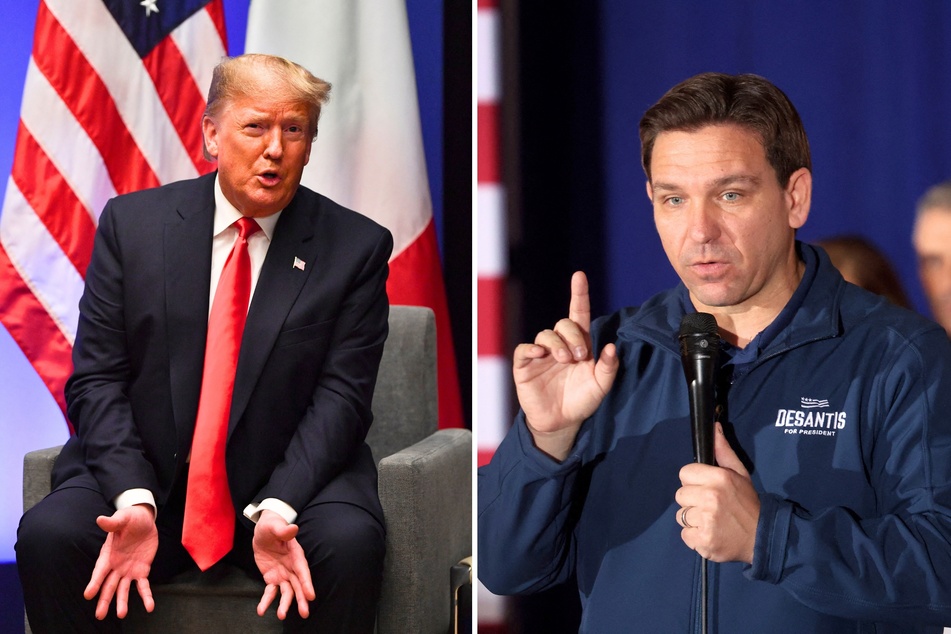 In a recent interview, Ron DeSantis criticized Donald Trump for his recent anti-immigration rhetoric, which he says doesn't "move the ball forward."