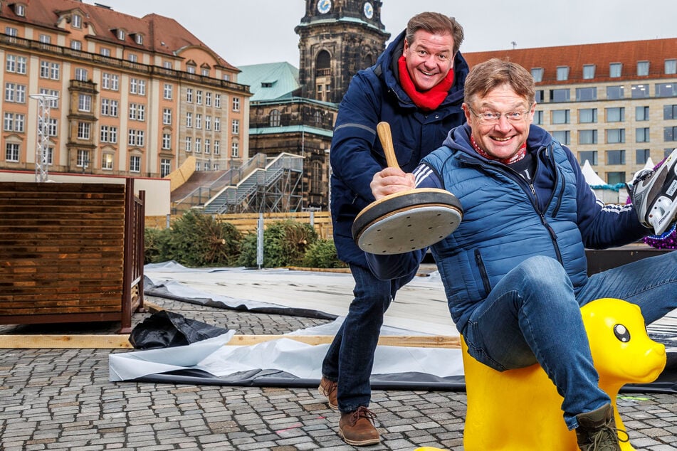 Dresden: Ein bisschen Striezelmarkt reloaded: Winterfest macht Altmarkt zum Vergnügen