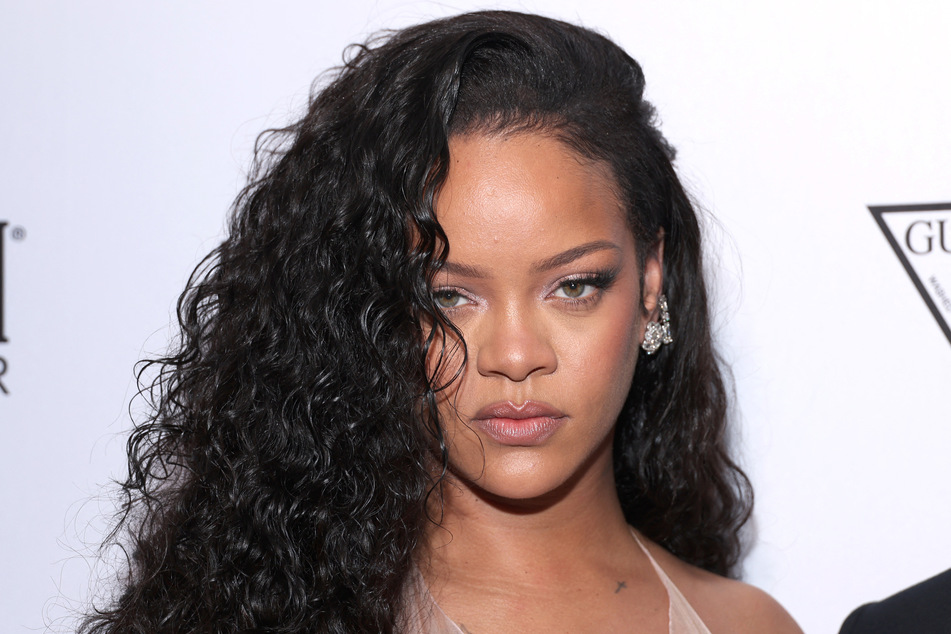 Rihanna (pictured) and her long-term partner A$AP Rocky were caught getting some dinner at Nobu on Wednesday amid the rapper's ongoing legal troubles.