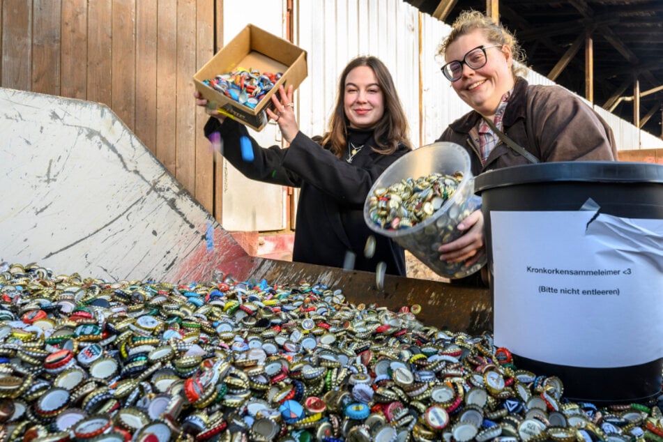 Chemnitz: Erwartungen übertroffen! Jede Menge Deckel für den guten Zweck gesammelt