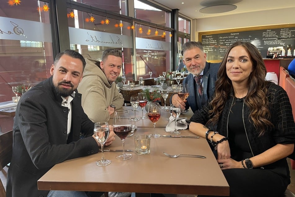 Waren voll des Lobes: Alessandro Horrion (36, "La Mia Mamma", v.l.), Dennis Lebel (39, "Schwerelos"), Clemens Lutz (54, "Kobalt") und Isabel Widmann (33, "Almrausch").