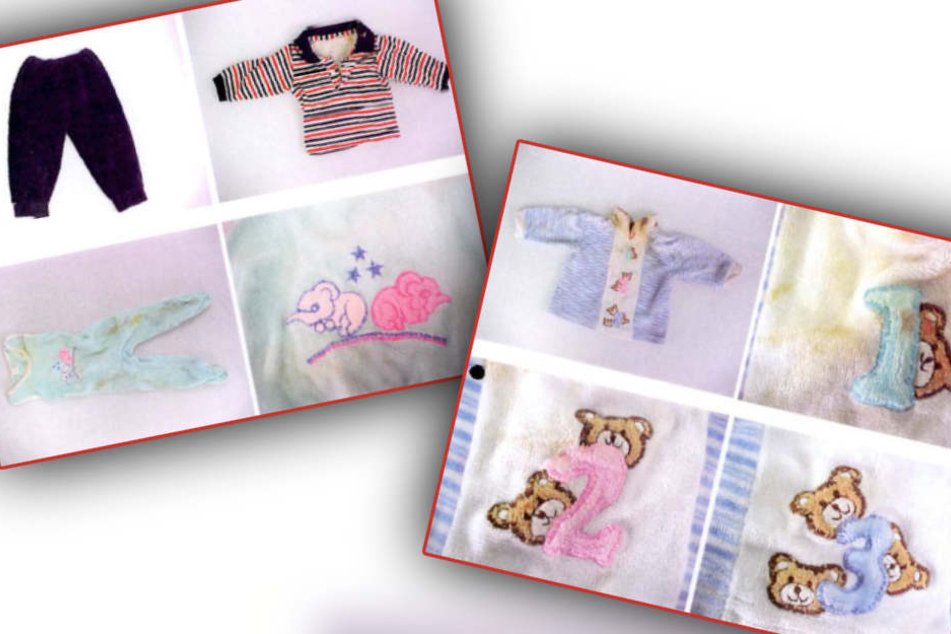 Die Ermittler hatten Fotos der Kleidung veröffentlicht, die die gefundenen Säuglinge getragen hatten.