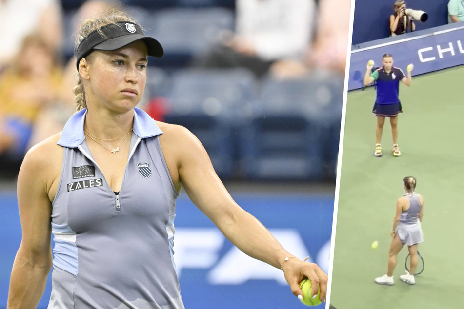 Schlimme Demütigung: Unglaublich, was ein Tennis-Star hier mit dem Ballmädchen macht