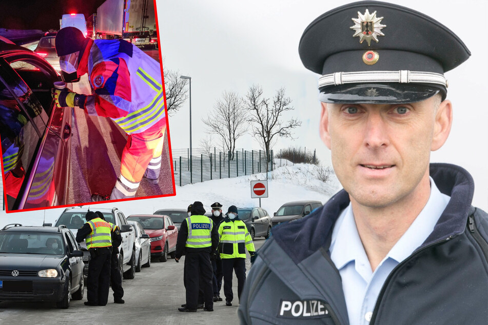 Mobile Testzentren, vorgelagerte Kontrollen, 40 Kilometer Stau: Corona-Abwehrkampf an der Grenze