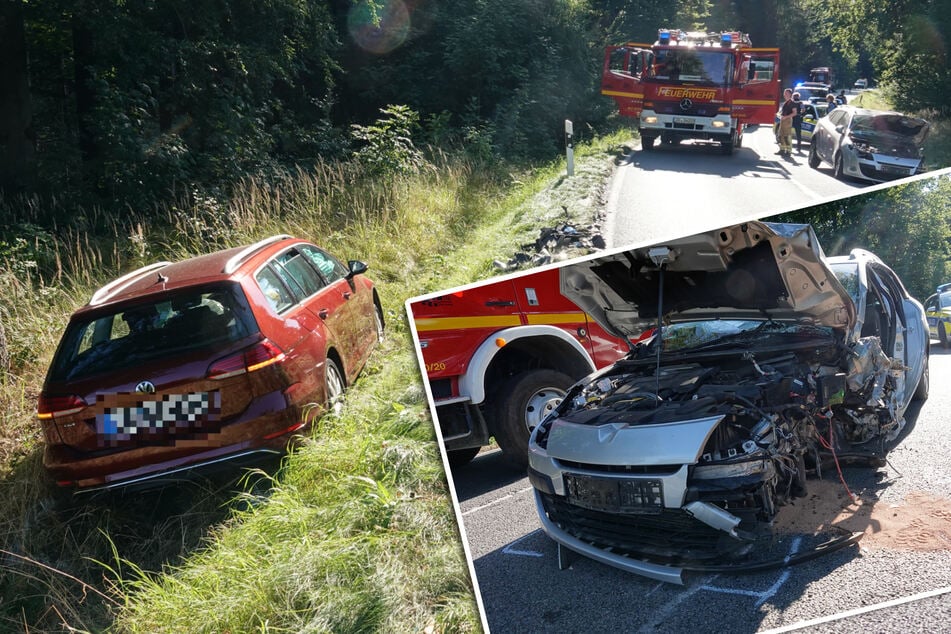 Nach schwerem Unfall in Dresdner Heide: Eingeklemmter Fahrer (87) verliert Kampf im Krankenhaus
