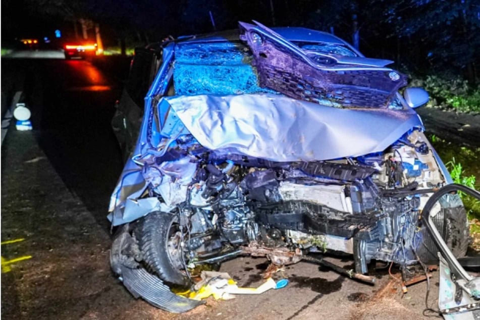 Tragischer Unfall in Großbeeren: Mann kracht gegen Baum und stirbt