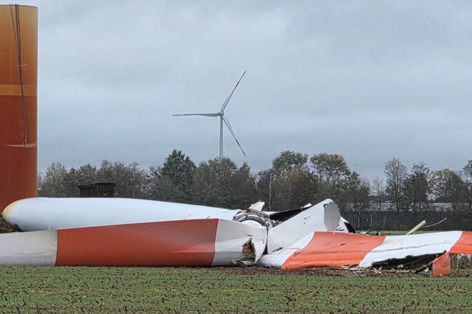 Sturmtief "Luise" fegt über Deutschland: 70-Meter-Windrad abgebrochen!