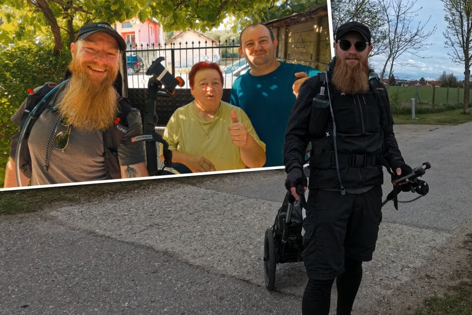 Leipzig: Leipziger hat sich viel vorgenommen: Zu Fuß bis nach Singapur!