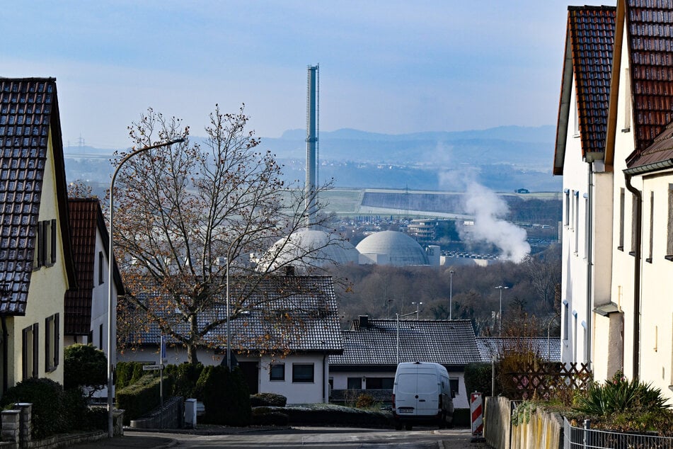 Die Gemeinde Neckarwestheim ist Standort eines der letzten Kernkraftwerke in Deutschland.