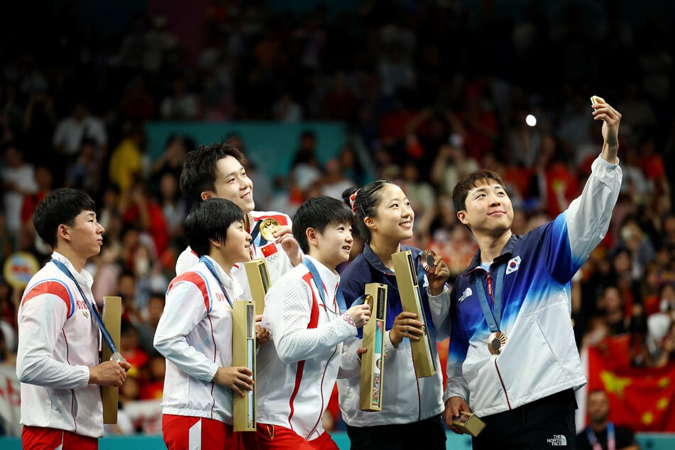 Paris Olympics: North-South Korea podium selfie goes viral