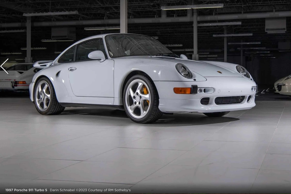 Dieser Porsche 911 Turbo von 1997 soll bei der Auktion zwischen 665.000 und 885.000 Euro erzielen.