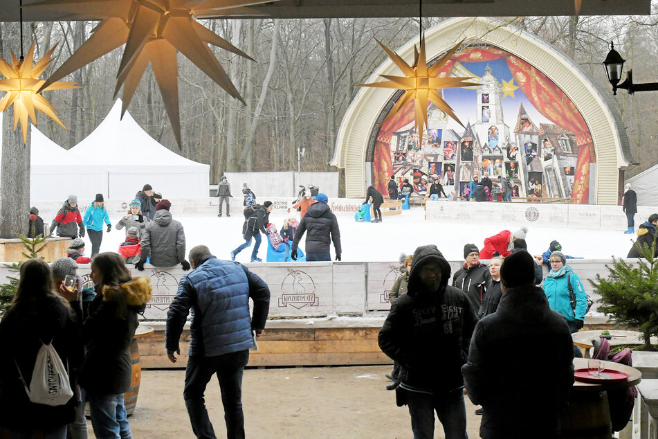 Ein beliebtes Ausflugsziel muss erst mal schließen: die Eislaufbahn auf dem Konzertplatz Weißer Hirsch.