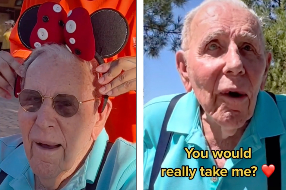 This lucky 100-year-old veteran had a very special day at Disneyland thanks to a stranger.