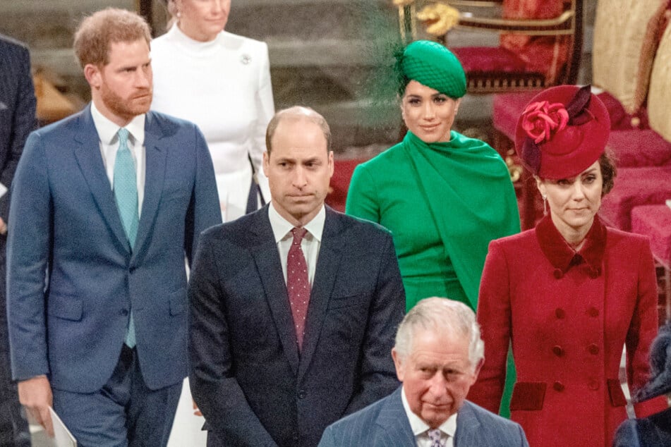 Einer ihrer letzten gemeinsamen Auftritte in der Öffentlichkeit: Die Royal Family am 9. März 2020 anlässlich des Commonwealth-Tages.