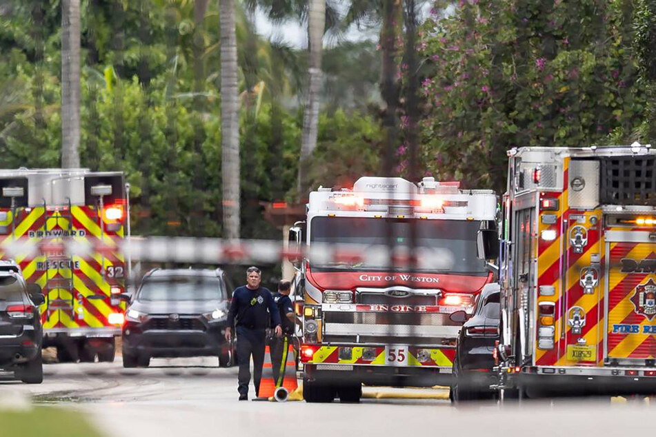 Miami Dolphins wide receiver Tyreek Hill rushed home after a fire broke out at his $7 million mansion in the Florida town of Southwest Ranches.