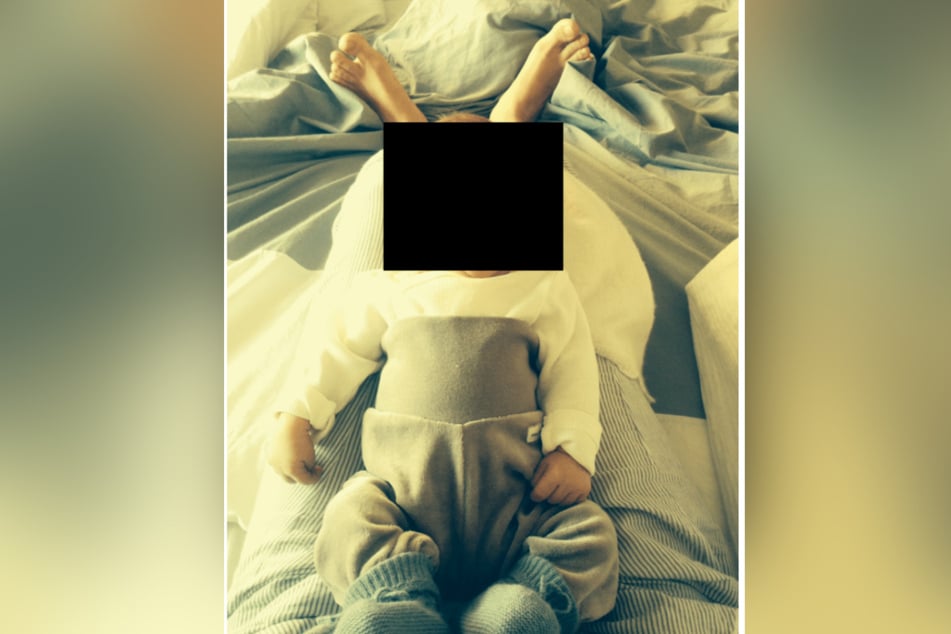 Mit diesem Bild eines Babys bedankte sich eine Frau für eine große Summe Geld, die ihr Epstein offenbar überwiesen hatte.