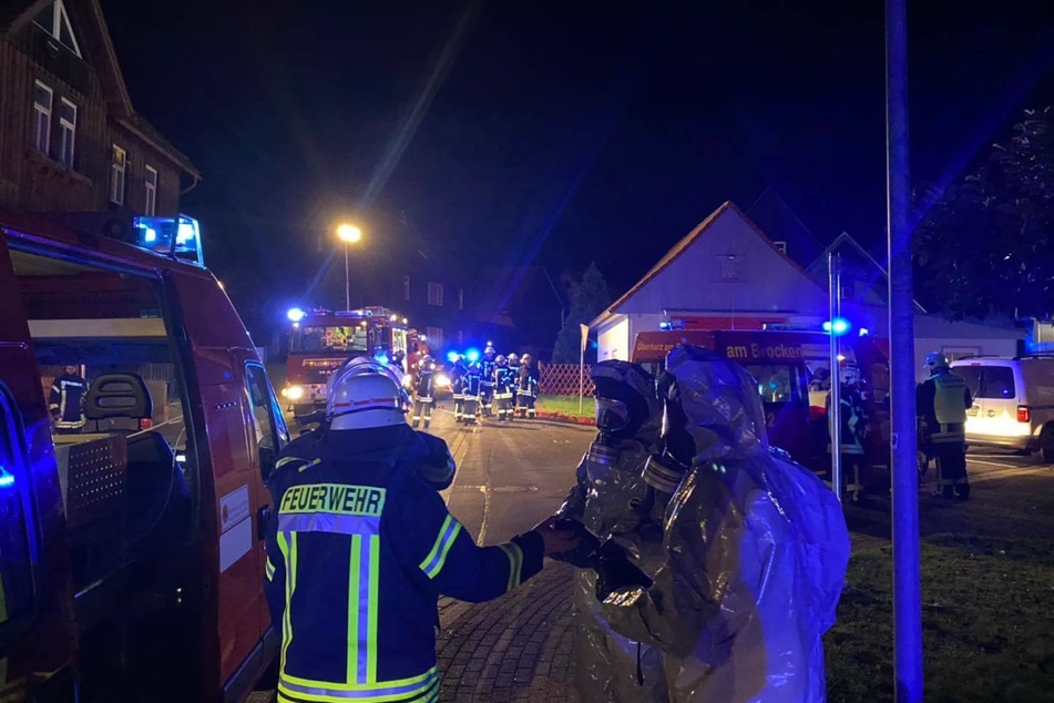 In Oberharz am Brocken kam es am Sonntag zu einer Verpuffung und einem anschließenden ABC-Einsatz.