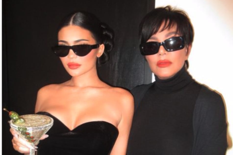Kylie and Kris Jenner teamed to promote Kylie's Cosmetics new collection that's aptly named after the momager.