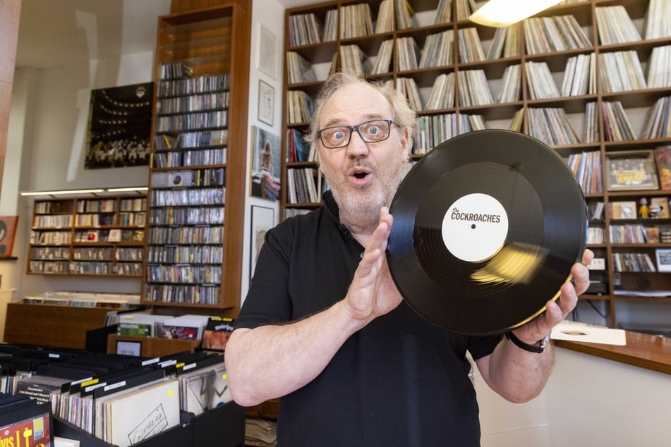 Seit 33 Jahren im Geschäft: Tino Toch (64) präsentiert die neue Rolling-Stones-Platte.