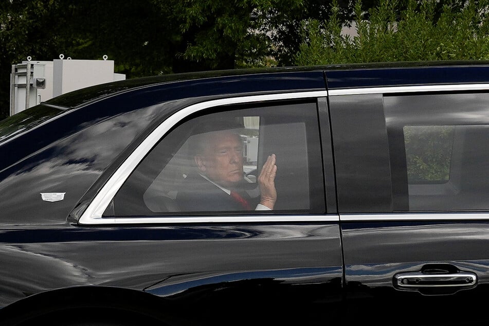 Trump was seen by doctors at the Walter Reed military hospital on Friday.