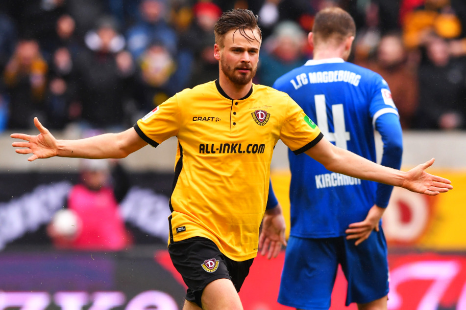 Lucas Röser (27) traf für Dynamo in 57 Einsätzen 14 Mal und gab drei Vorlagen. Langfristig durchsetzen konnte er sich in Dresden aber nicht.