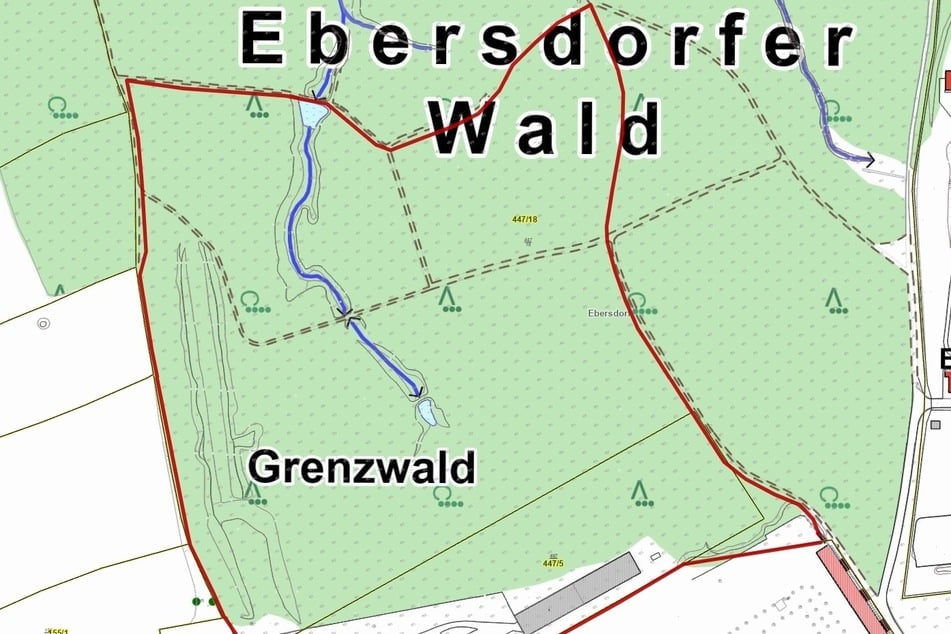 Die Stadt gab diese Karte mit dem betroffenen Gebiet heraus.