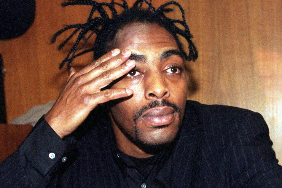 Der Rapper im Jahr 1998 bei einer Gerichtsverhandlung in Deutschland.