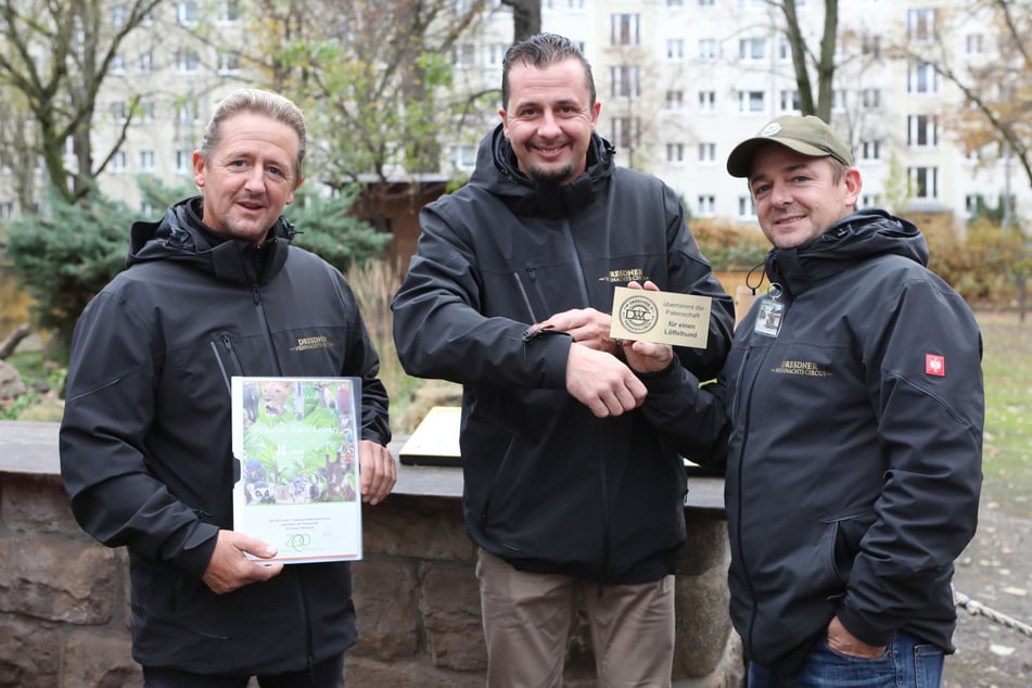 Die drei Paten: William (53), Leo (35) und Sascha Köllner (47, v.l.).