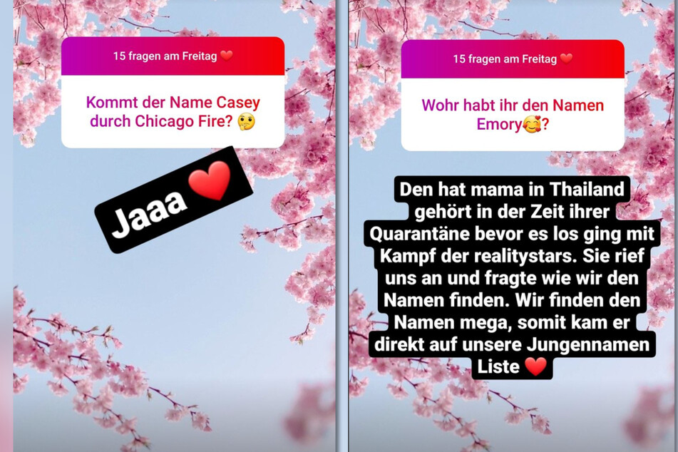 Sarafina Wollny (26) verriet ihren Followern, woher sie die Ideen für die Namen ihrer Kinder hat.