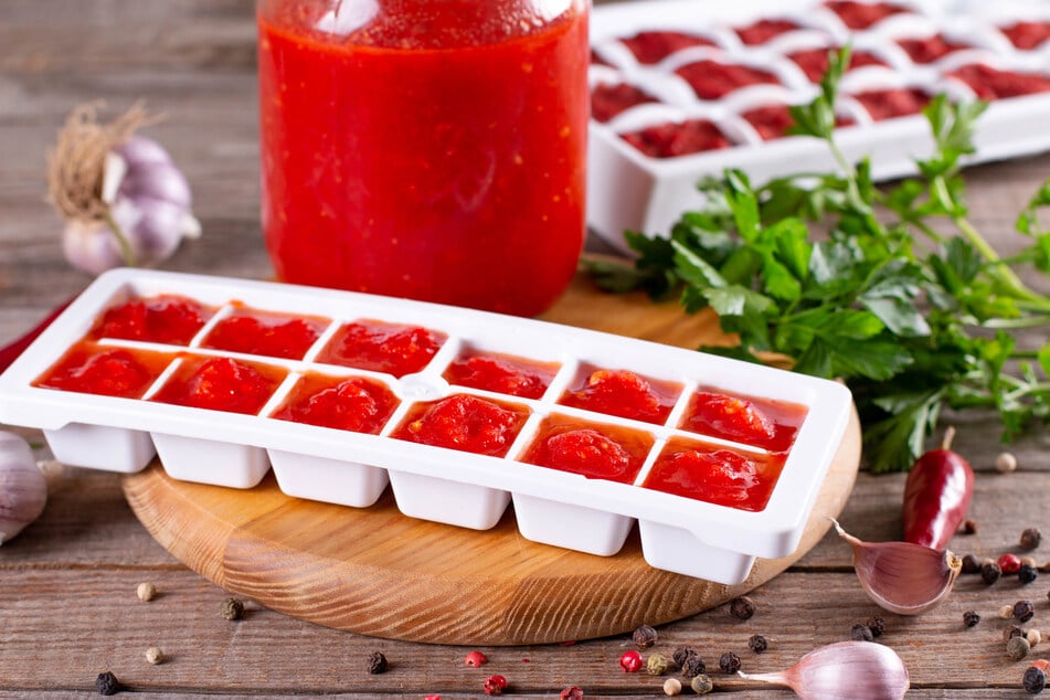 Tomaten kann man problemlos einfrieren, wenn man sie entsprechend vorbereitet.