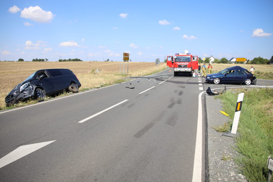 Auf der B107 in Machern ist es am Dienstag zu einem schweren Unfall gekommen.