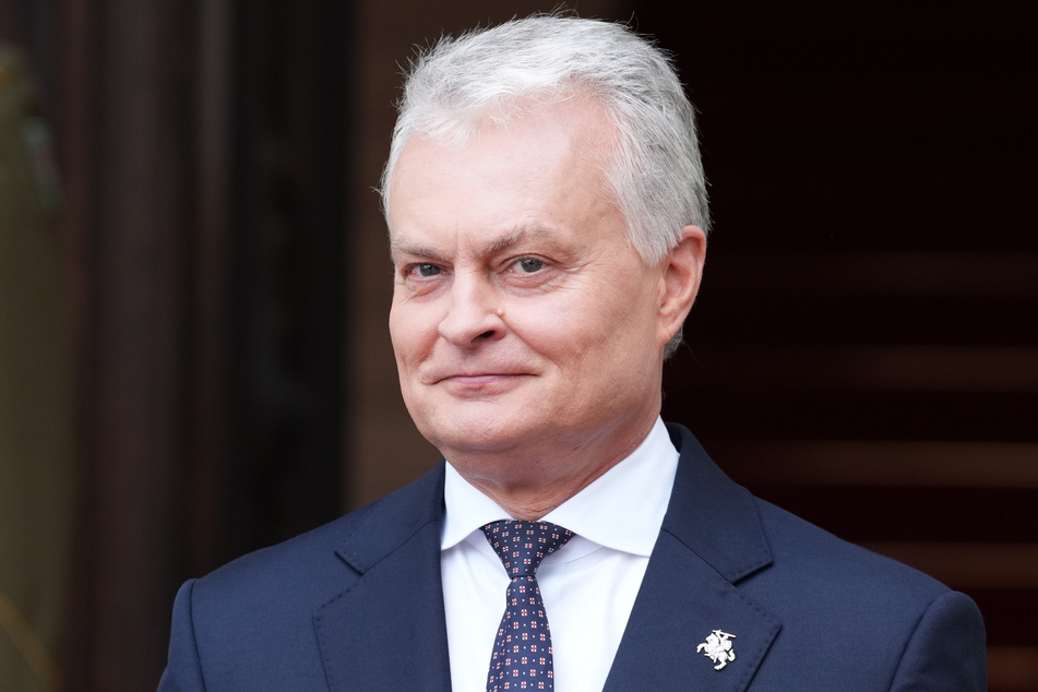 Litauens Präsident Gitanas Nauseda (59).