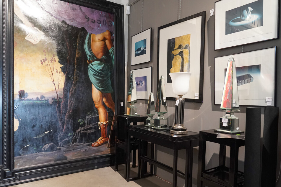 Am Samstagabend wurden Stücke aus seiner privaten Kunstsammlung versteigert.