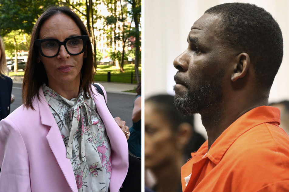 R. Kelly's lawyer Jennifer Bonjean (l.) defended him fiercely and compared witnesses to cockroaches during lengthy closing arguments, capping off a five week-long federal trial in Chicago.
